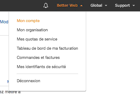 Accès à votre compte AWS