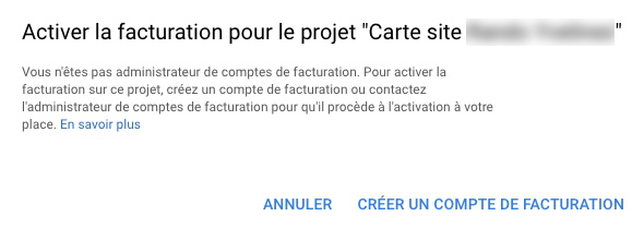 Activer la facturation Google Cloud