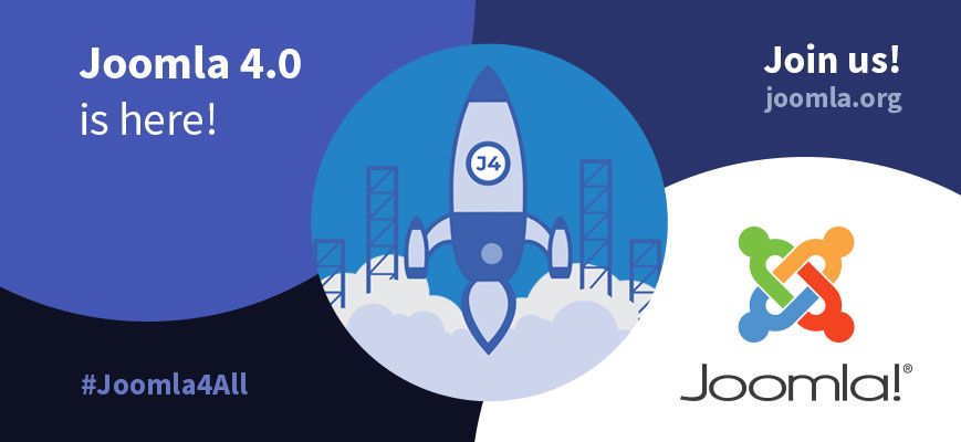 Annonce sortie Joomla! 4 - © Open Source Matters, Inc.