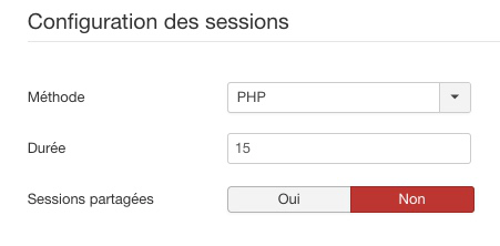 Méthodes de gestion des sessions dans Joomla!